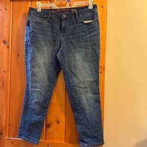 Faded Glory Low rise ultimate skinny blue denim jeans size 16P